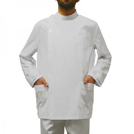 مشخصات روپوش سفید مردانه یقه دار